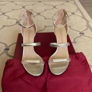 Tamara Mellon platino metallic size 40 Frontline 75 Nappa heals